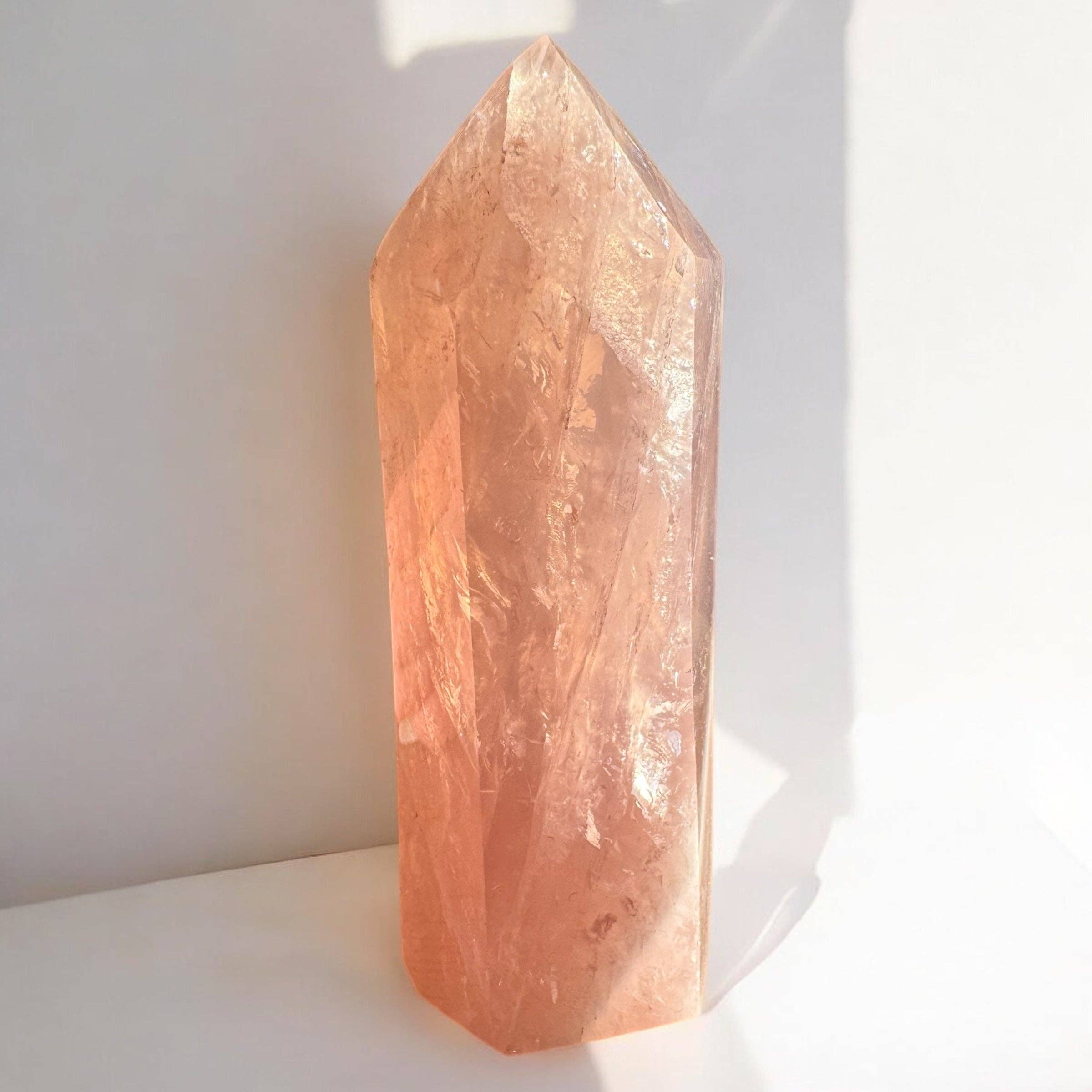 Spiritual and Aligned - Wholesale Spiritual Stone/Crystal - Rose Quartz Tower2