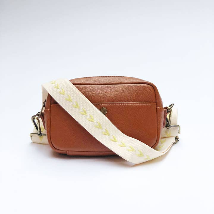 Bodomint - Wholesale Bag Strap - Women's - Frankie Strap in Cream & Lime1