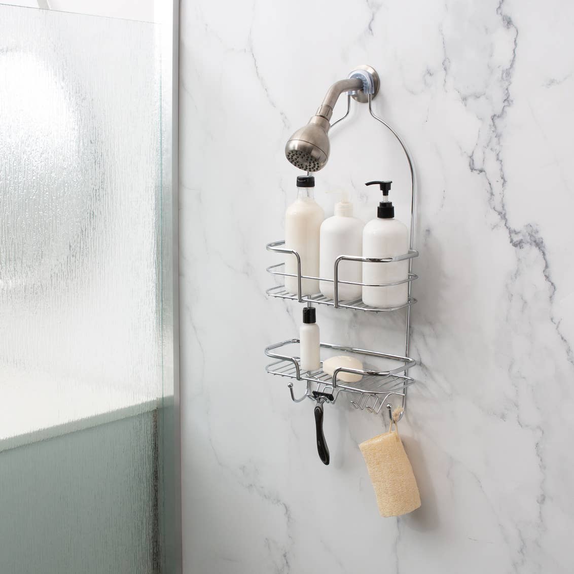 Moda at Home Enterprises, Ltd - Venta al por mayor Jaboneras - CARRITO DE DUCHA ROYAL, ALAMBRE CROMADO0