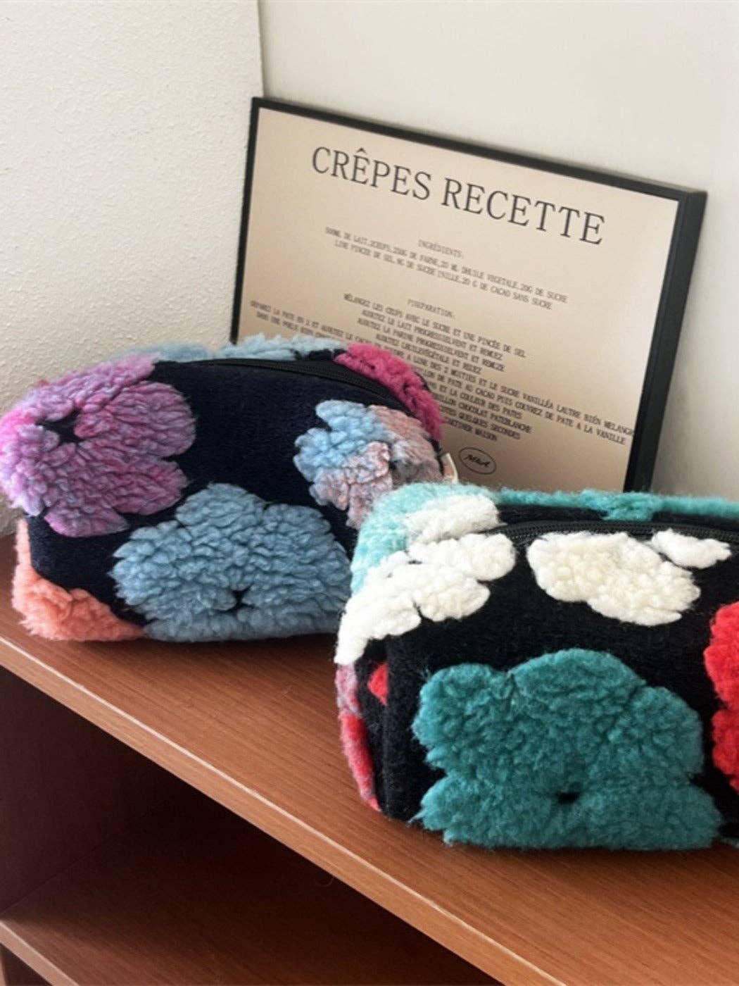 Funkyrel® Atzbranding Limited - Wholesale Makeup/Cosmetic Bag - Cosbai - Large Capacity of Floral Tweed Zipper Makeup Bag7