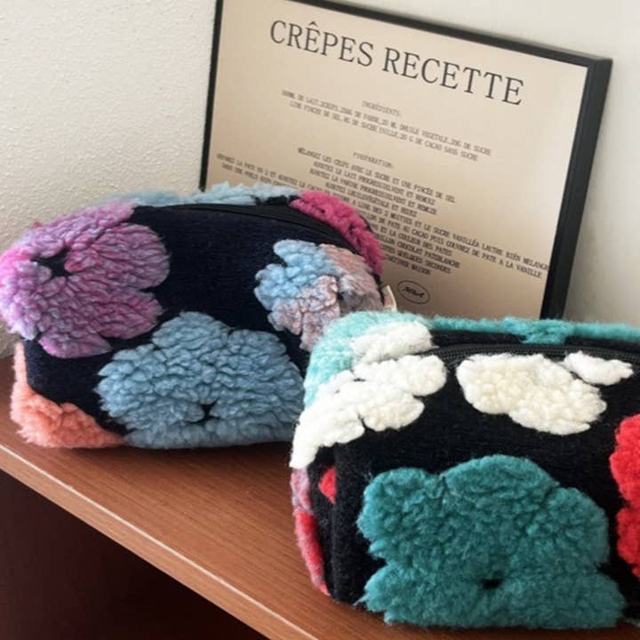 Funkyrel® Atzbranding Limited - Wholesale Makeup/Cosmetic Bag - Cosbai - Large Capacity of Floral Tweed Zipper Makeup Bag7