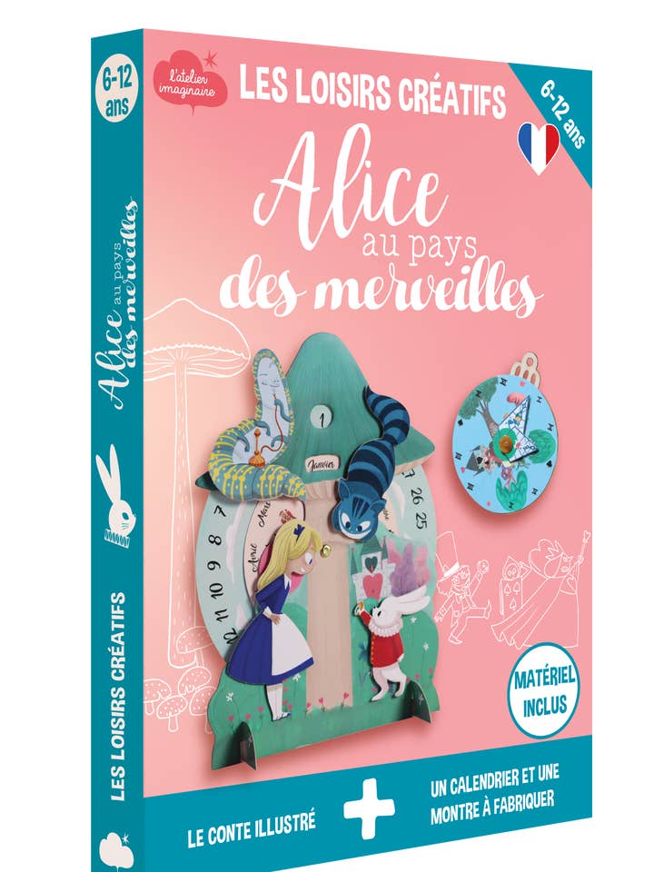 Alice in Wonderland DIY kit - children's crafts for wholesale by L'Atelier Imaginaire