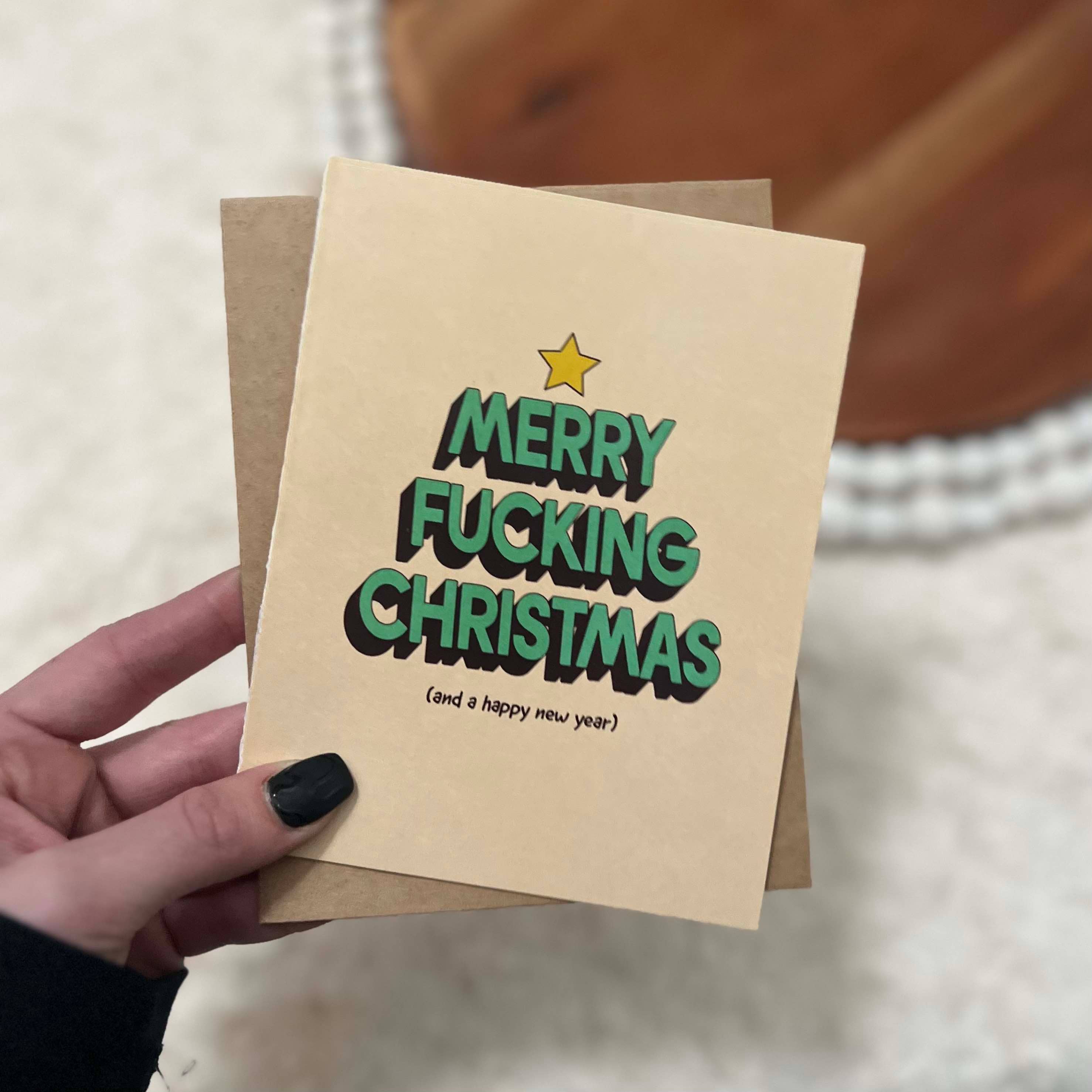 Big Moods - Wholesale Christmas Card - "Merry Fuc*ing Christmas" Greeting Card3