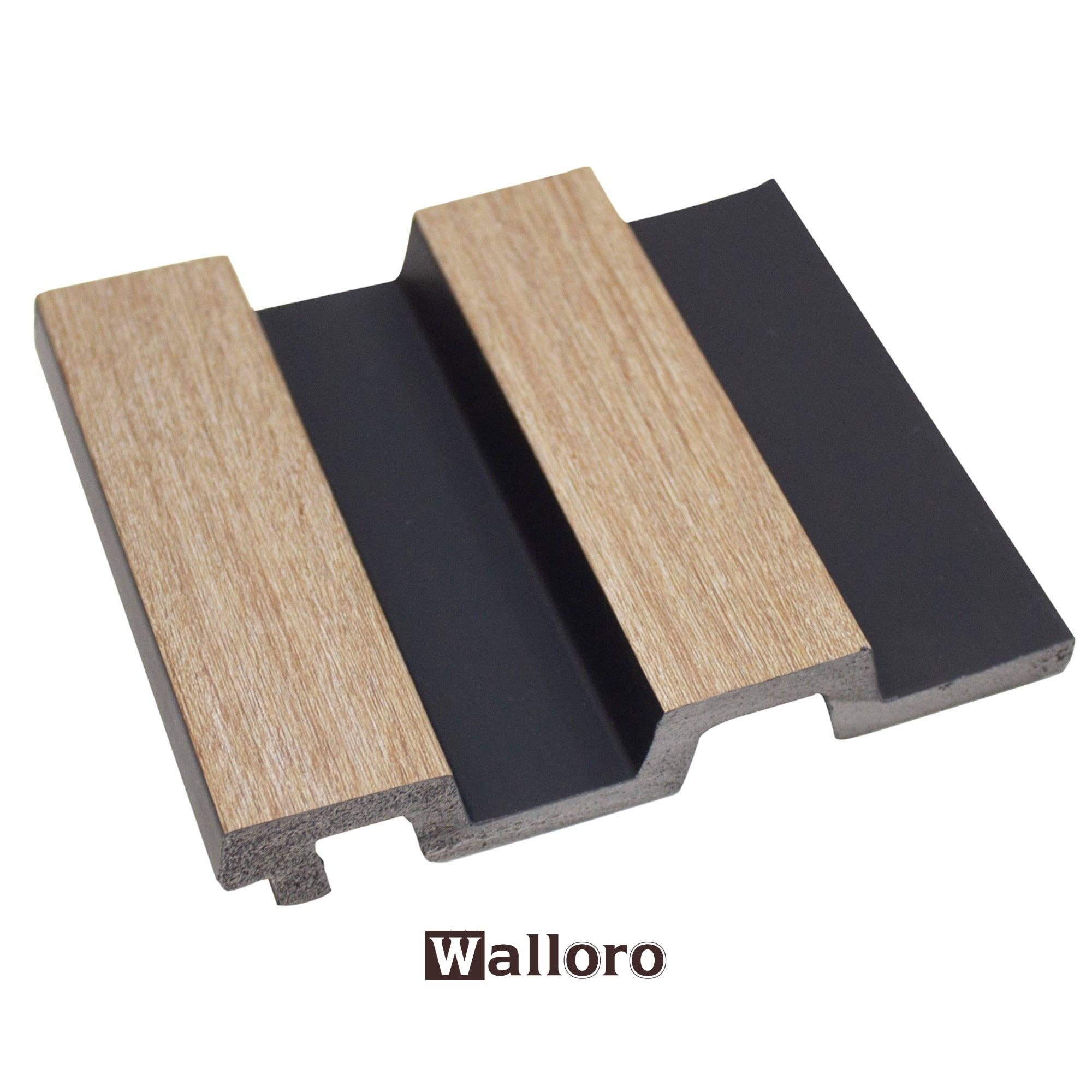 Walloro Luxury Embossed Wallpaper - Wholesale Decorative Panel - Elegant Interior Brown/Black Wall Panel/ PS Wall Home Decoration Panel-Premium Quality4
