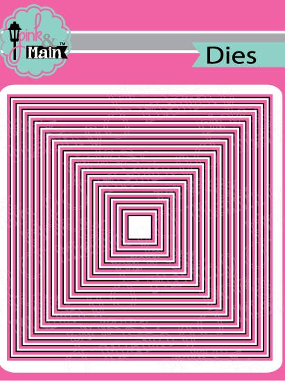 Layered Squares Dies for wholesale by Pink and Main