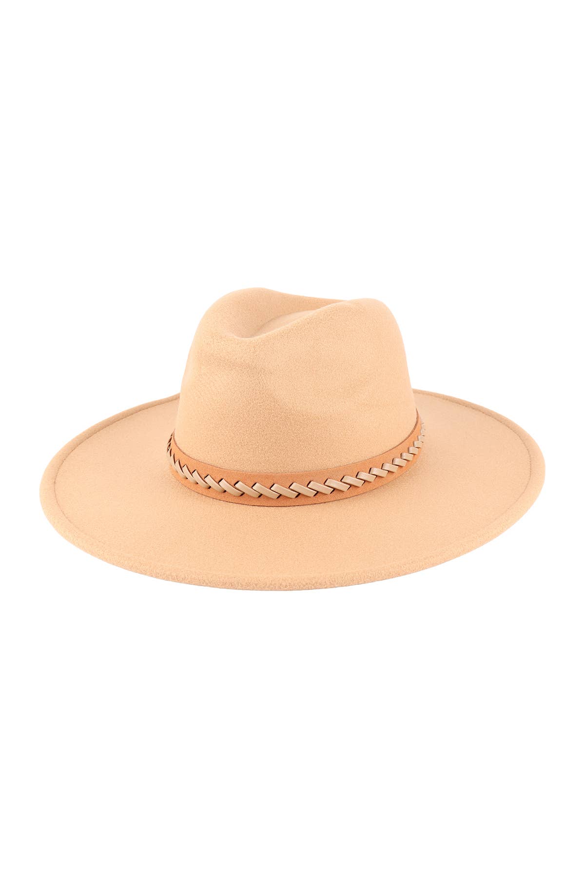 MYS Wholesale Inc - Wholesale Fedora - Women's - Felt Fashion Brim Hat With Leather Braided18
