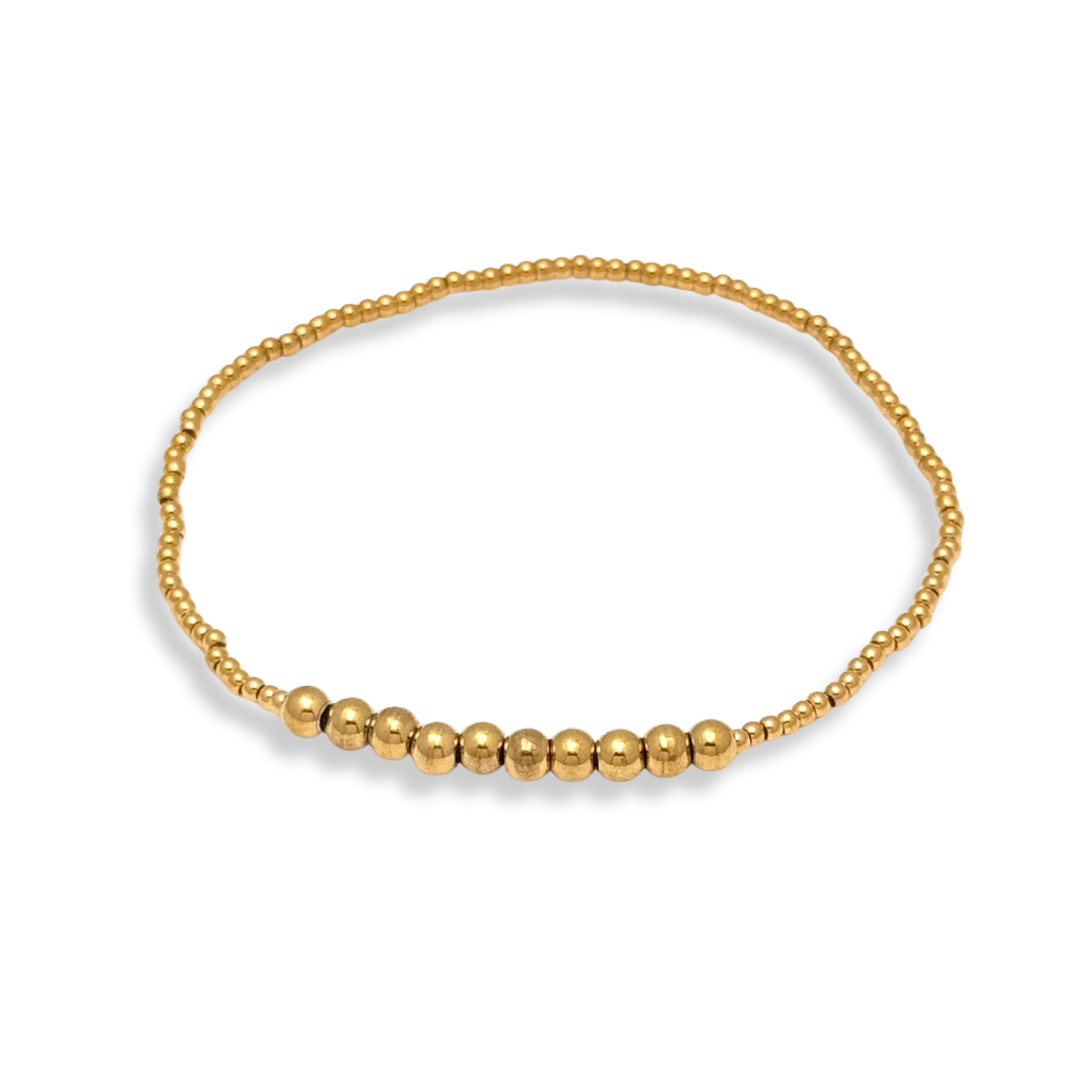 Savvy Bling - Vente Bracelet de perles - Bracelets en perles de perles et d'or étanches35