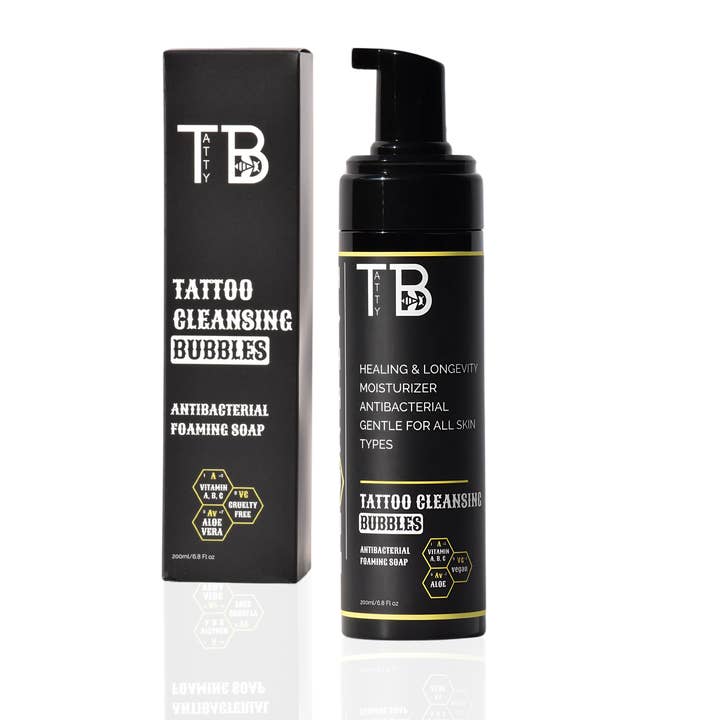 Tattybee - Vendita all'ingrosso Pomata/cura tatuaggio - Bolle detergenti per tatuaggi e piercing