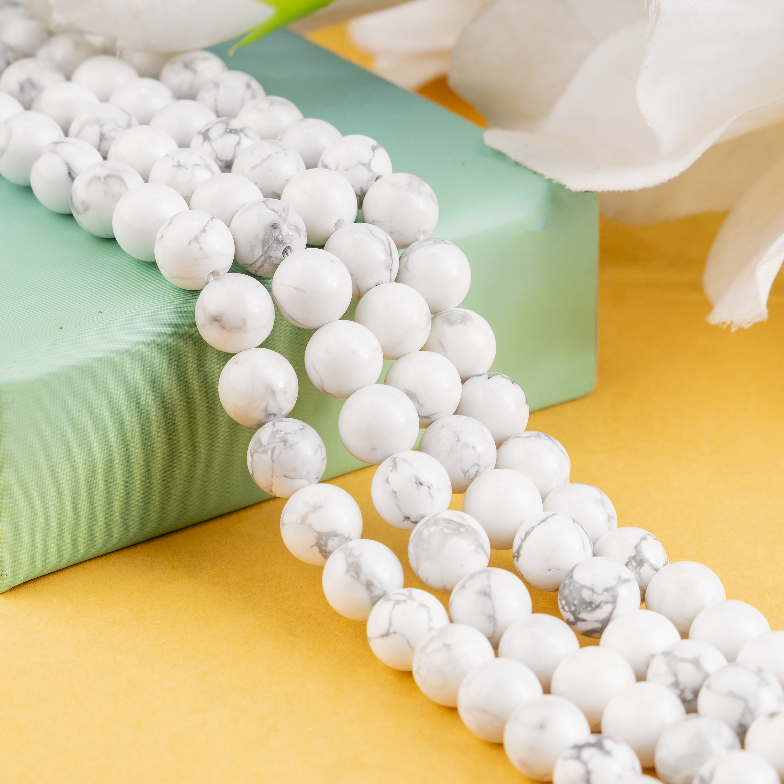 Soothing Crystals Beads - Wholesale Beads - Crystal Jewelry Beads | Howlite | Healing Gemstone Beads4