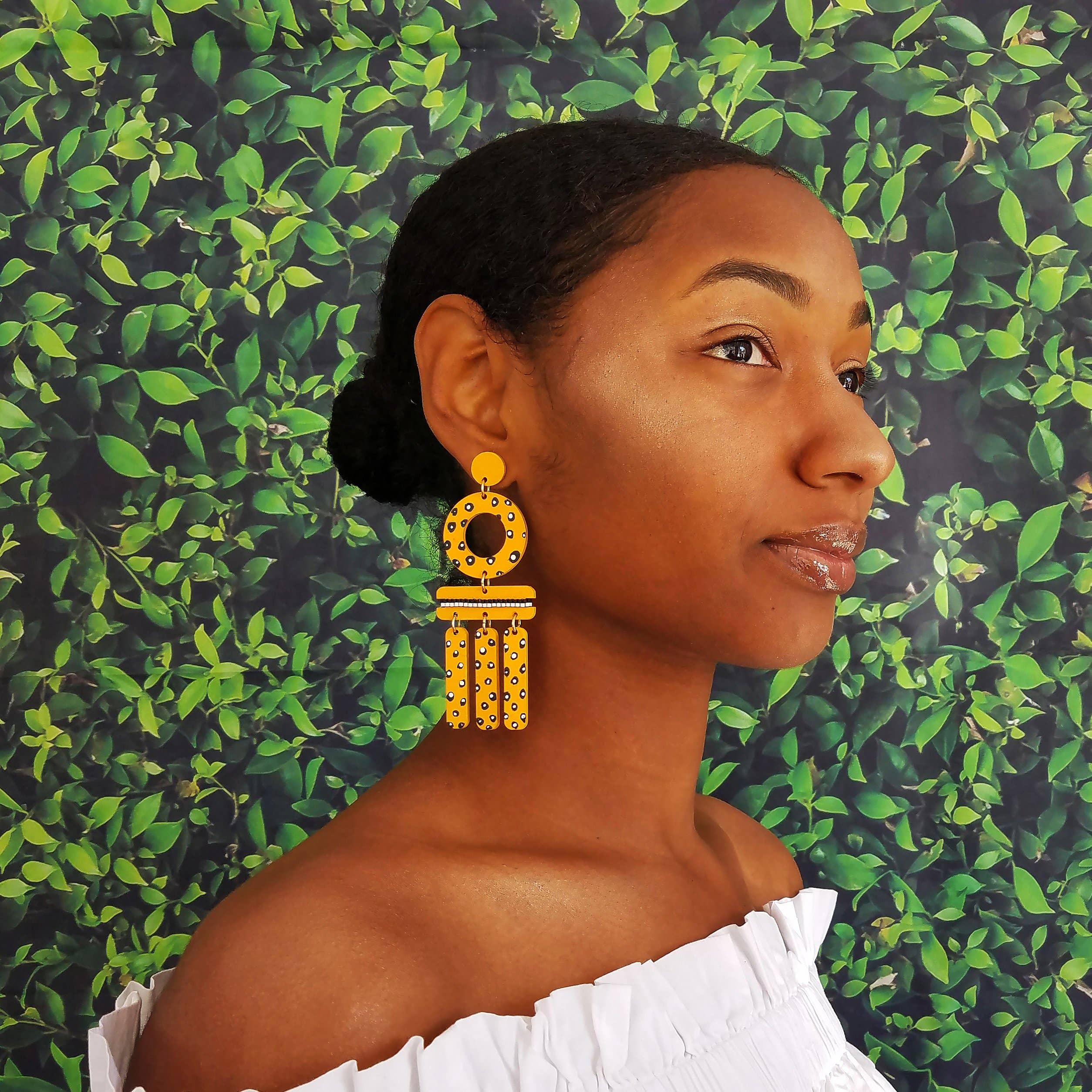 SCOTCHBONNET! - Wholesale Dangle Earrings - Wind Chime Earrings | Pineapple (light weight)3