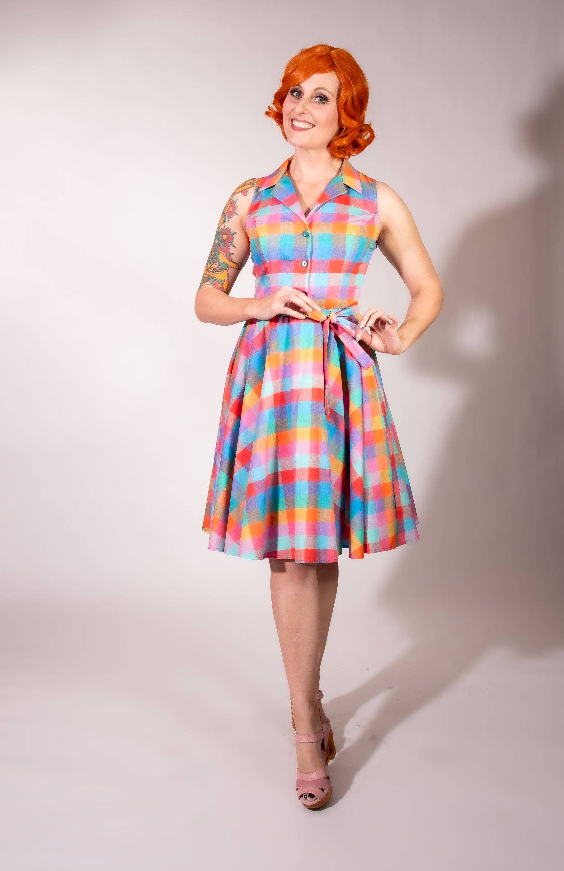 Heart of Haute - Wholesale Dress - Women's - Staci Dress- Rainbow Sherbet1