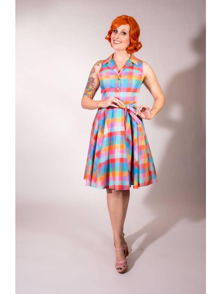Heart of Haute - Wholesale Dress - Women's - Staci Dress- Rainbow Sherbet1