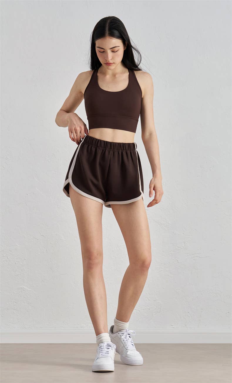 91thelabel - Wholesale Athletic Shorts - Women's - Regan Color Contrast Running Short3