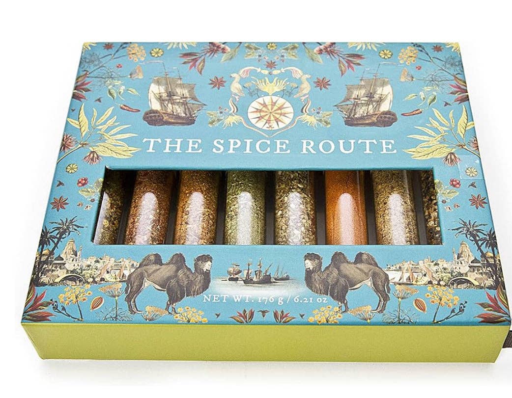 The African Home Goods - Wholesale Dried Spice Mix - Spice Route | Superb Collection of Iconic and Exotic Spice Blends from Around the Globe | 8-Pack Gift Set8