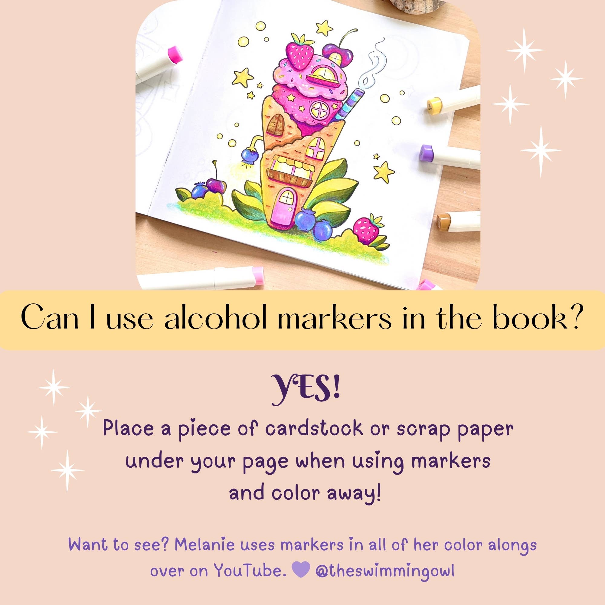 The Swimming Owl - Vente Livre de coloriage et d'activités pour adultes - Livre de coloriage Évasion Charmante pour adultes, adolescents et enfants2