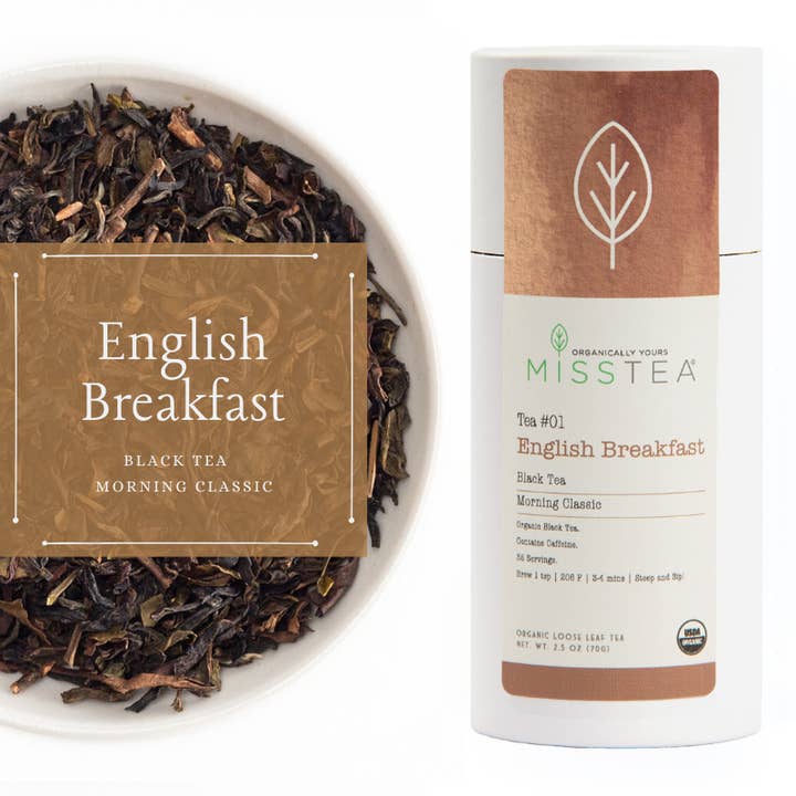 Organic English Breakfast for wholesale by Miss Tea