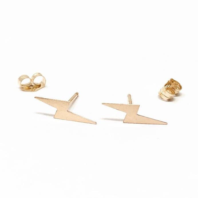 Pendientes de plata de ley con cierre de rayo para venta al por mayor de Jennifer Shon Jewelry