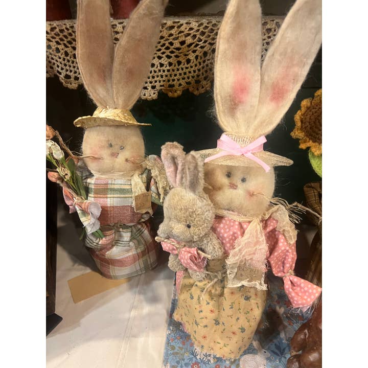 Dressed Bunny Made in USA for wholesale by Raggedy Junction