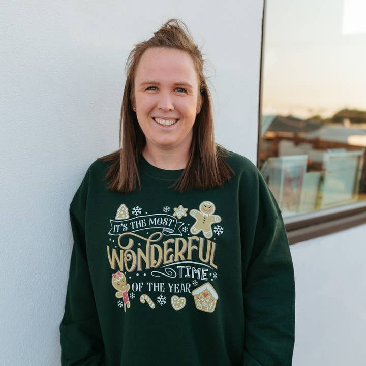 Wonderful Time Of The Year - Christmas Graphic Sweatshirt for wholesale by Wholehearted Motherhood and Co.