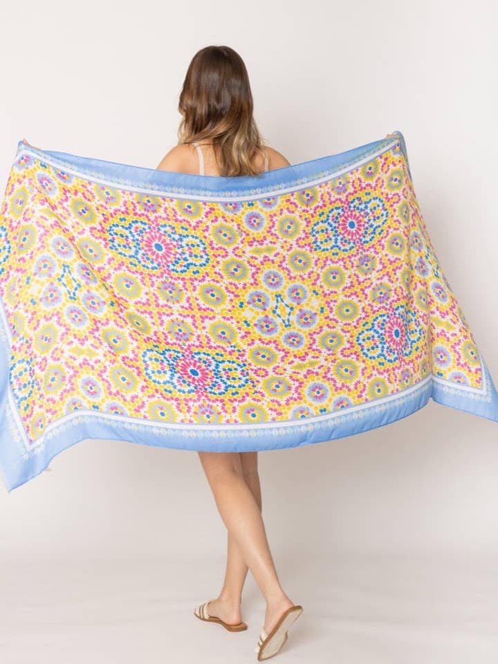 Tile Print Scarf for wholesale by Do Everything In Love®