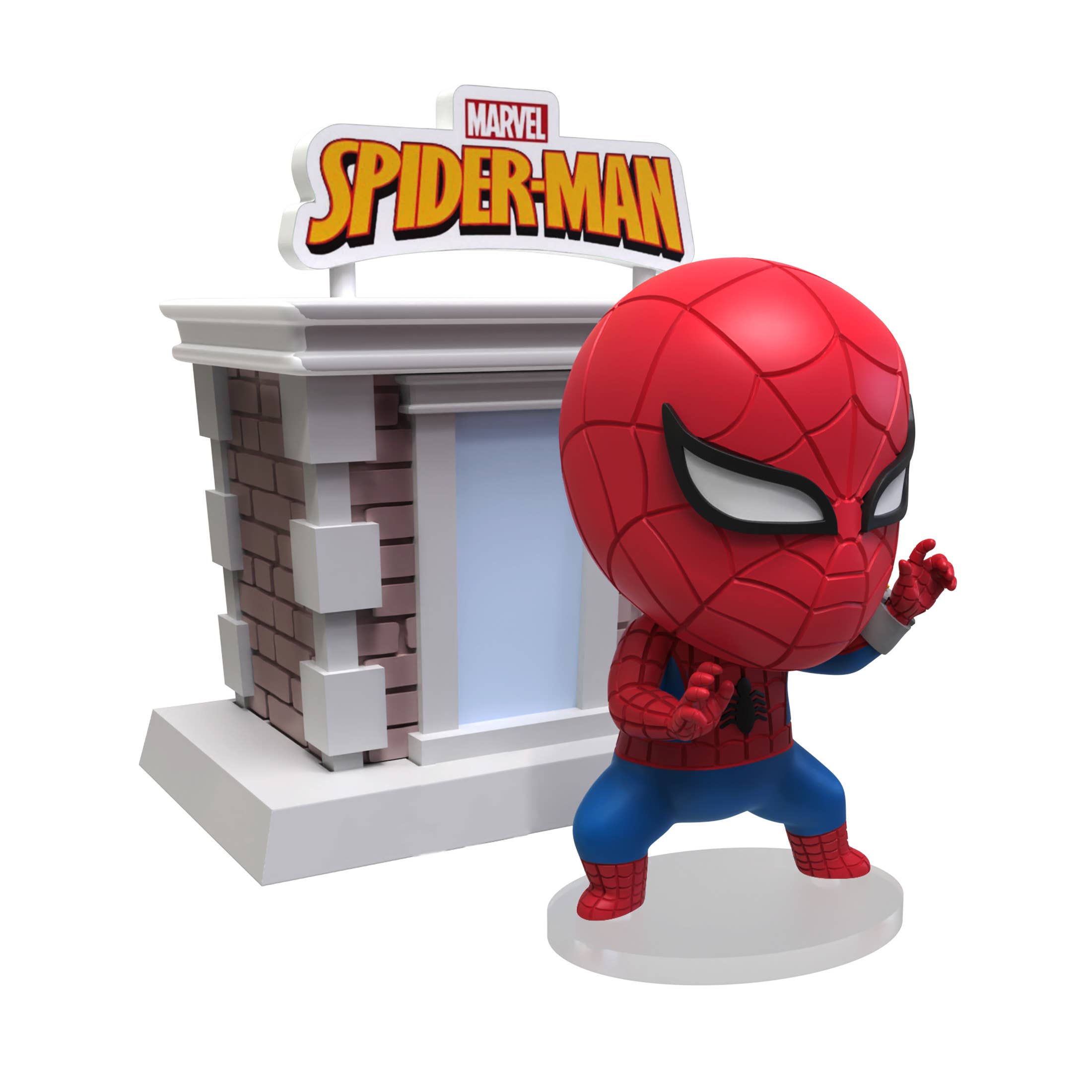 Toys Matter Inc. - Wholesale Decorative Figurine - Marvel Spider-Man Tower Series Hero Box - Blind Box CDU12