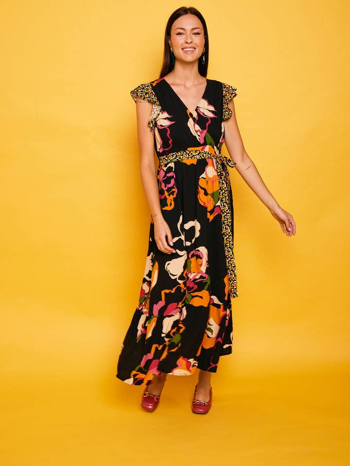 Smile - Wholesale Dress - Women's - Alcoceber Long Black Dress