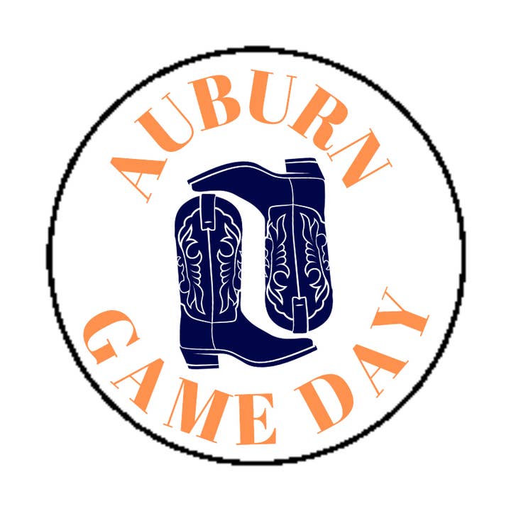 Ella Blue Boutique – Großhandel Anstecker/Button – Auburn - Auburn Spieltag0