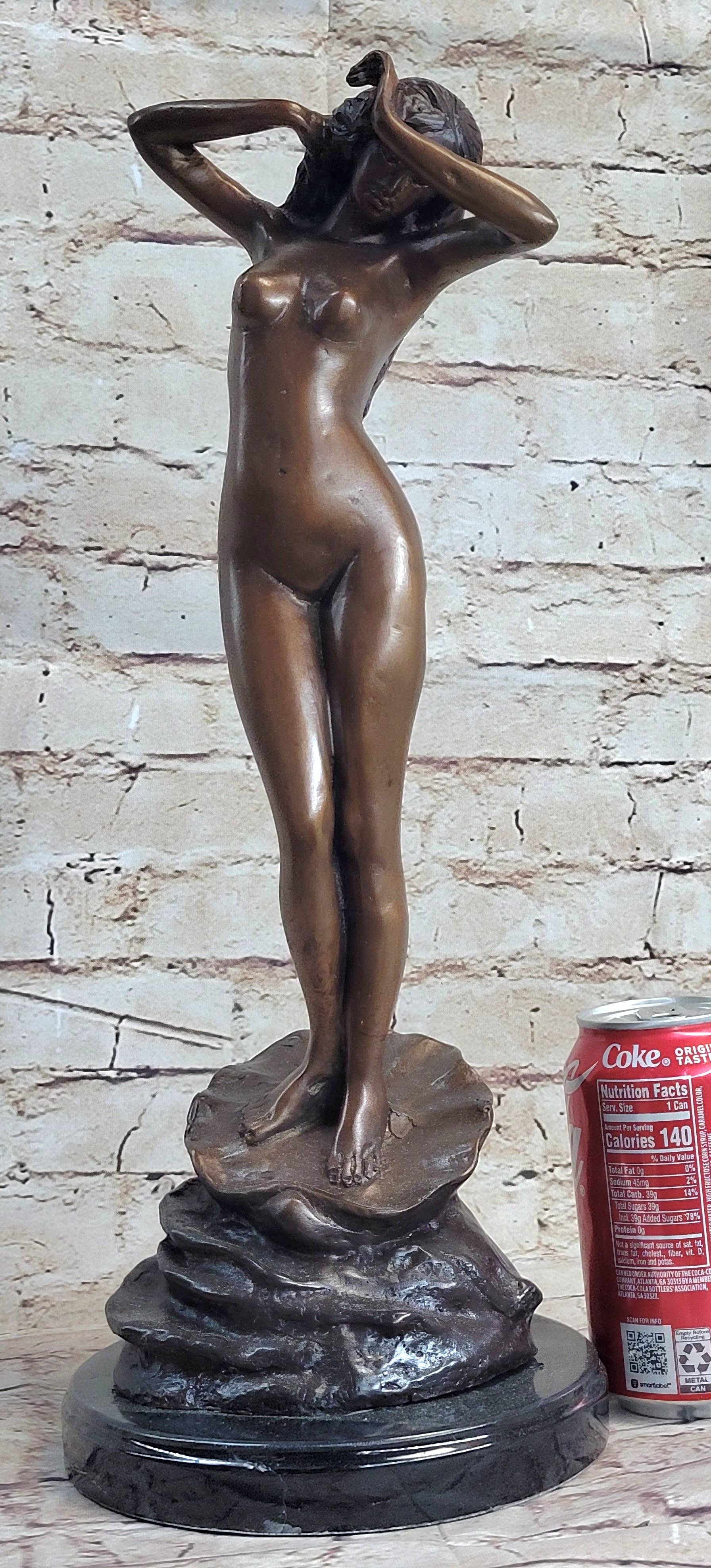 Bronzhaus - Wholesale Sculpture - Limited Edition Aphrodite Rising from The Sea Greek Roman Goddess Bronze Statue1