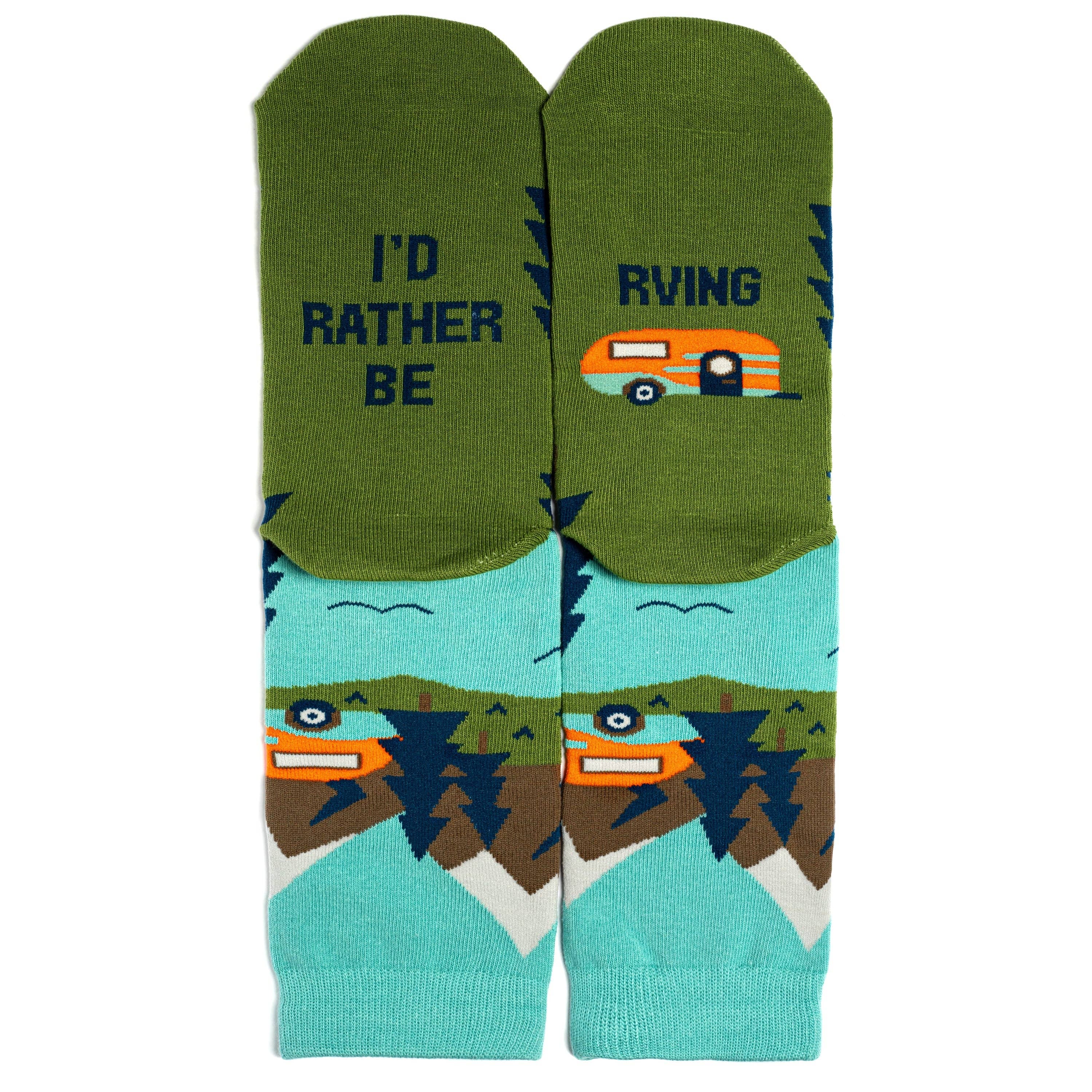 Lavley - Wholesale Socks - Unisex - I'd Rather Be RVing Socks5