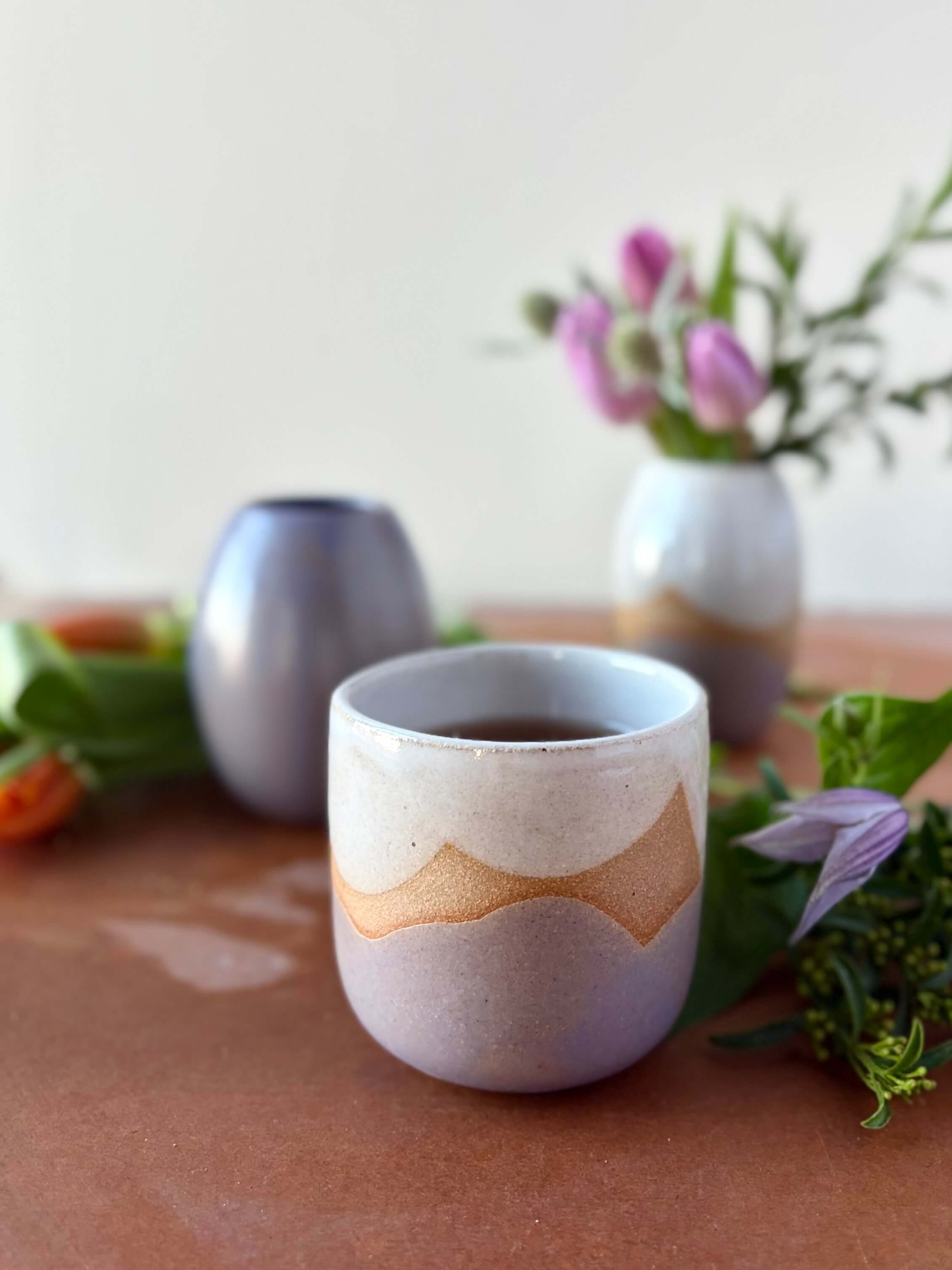 ROB Ceramics - Wholesale Coffee Mug - Horizon Cup (Spring Palette) - Handmade Ceramic10