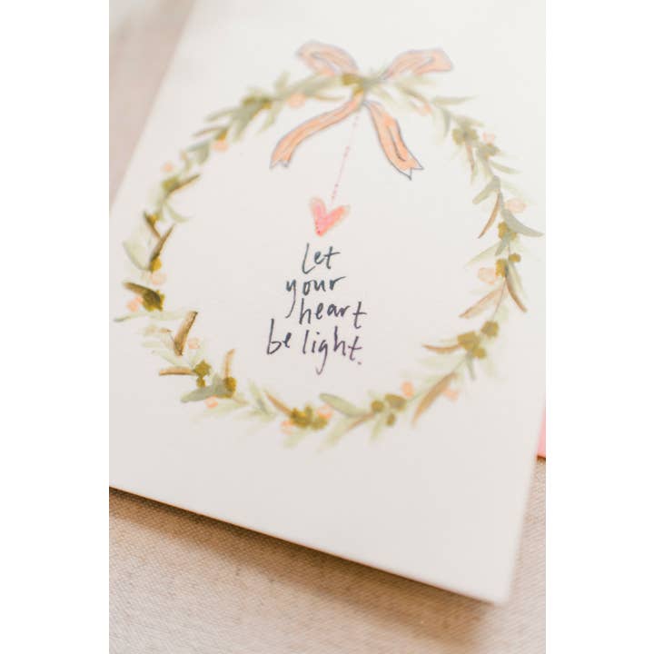 Sweet Julie Marie - Wholesale Christmas Card - Christmas Cards Let Your Heart Be Light Box of 6