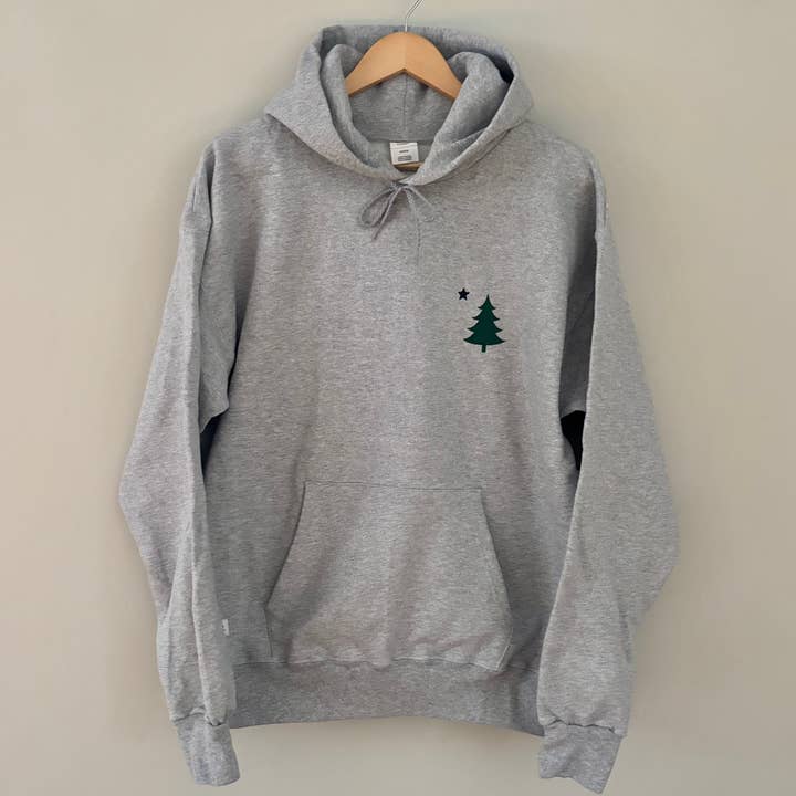 Maine State Flag Hoodie Sweatshirt for wholesale by JCR Design