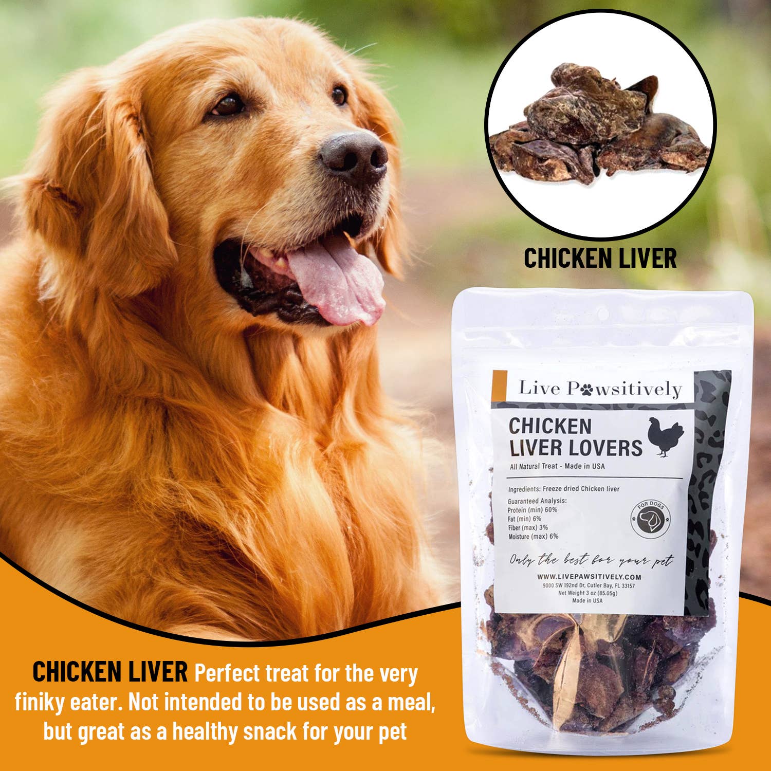 Live Pawsitive - Wholesale Pet Treats - Dog - Chicken Liver Lovers3