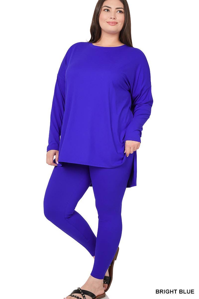 Vanilla Monkey - Wholesale Lounge Set - Women's - Plus Brushed Dty Microfiber Loungewear Set15