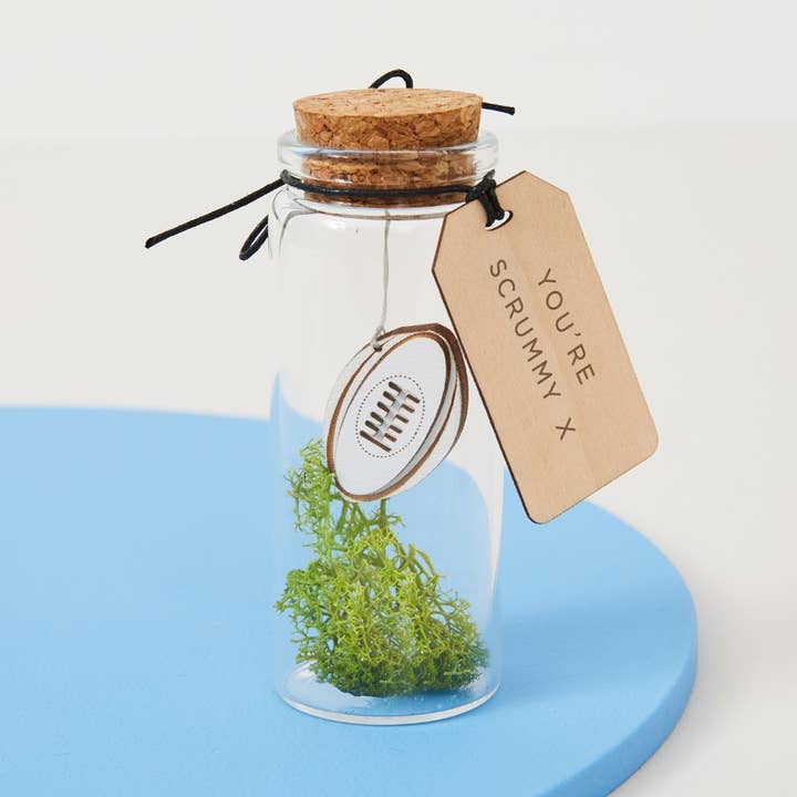 Presente de garrafa de mensagem personalizada de rúgbi Lembrança do dia dos pais por atacado de Bombus