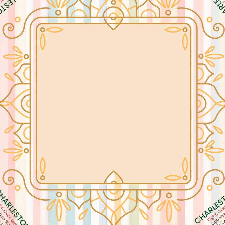 Pastel Luxe Mahjong Mat - 33 x 33 - Ships Rolled for wholesale by Mahjong Studios