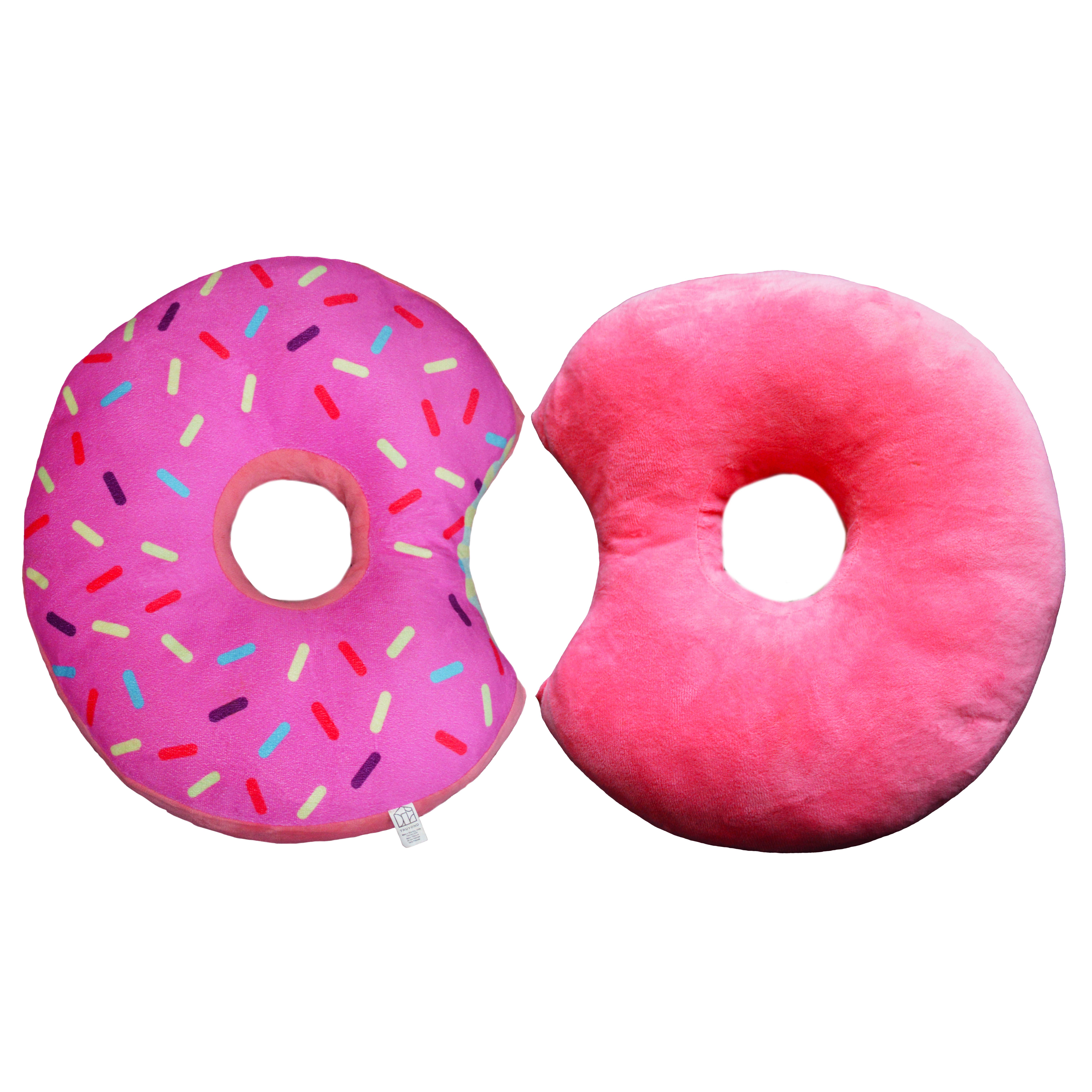 TRUYOND - Wholesale Throw/Decorative Pillow - Donut Pillow for Ear Piercings, Side Sleeping Soft - Pink1