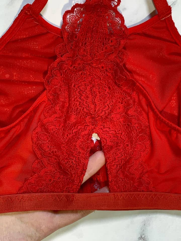 Annmarie Kahn - Venta al por mayor Brallete - Mujer - Melonie Cuello Alto Encaje Bralette XS-3X17