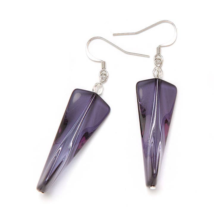 Lily Earring Indigo for wholesale by PONO by Joan Goodman