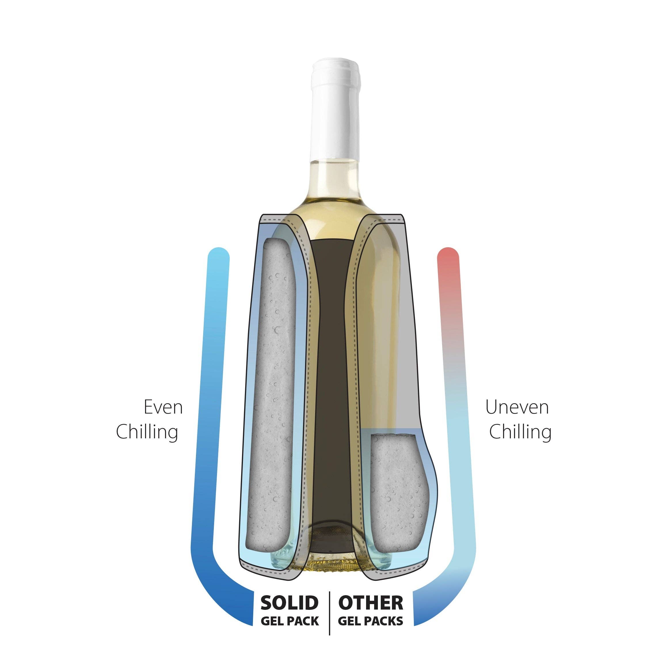 Final Touch - Wholesale Wine Tote - Final Touch Wine Bottle Cooler Sleeve30