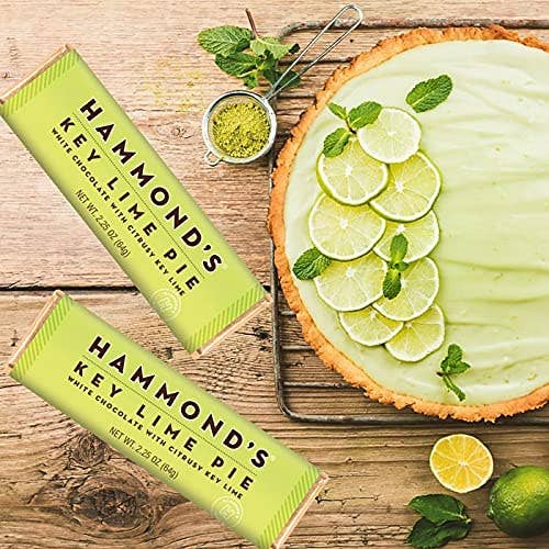 Hammond's Candies - Wholesale Pie - Candy Bar - White Chocolate - Key Lime Pie - 2.25 oz1