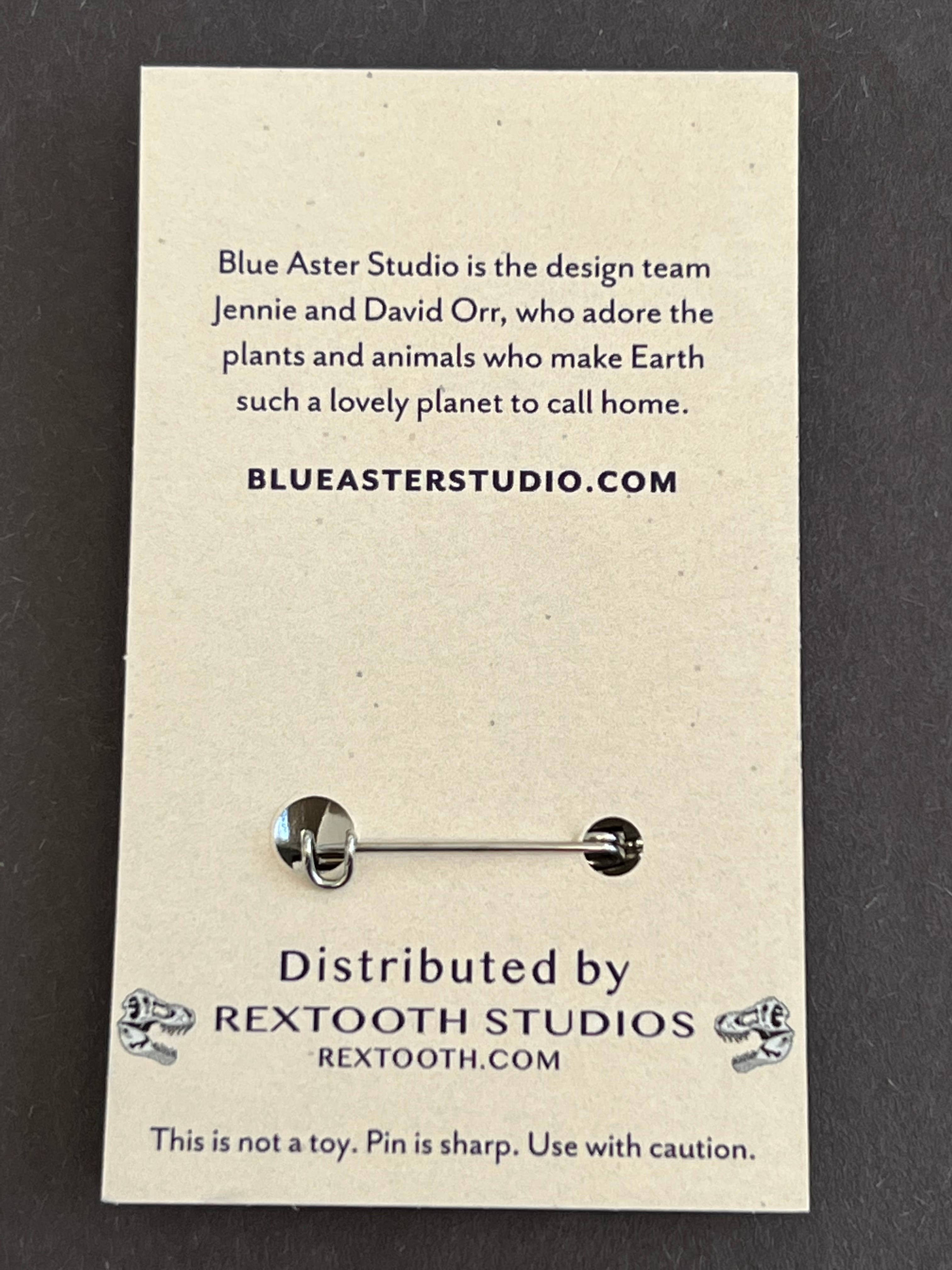 Rextooth Studios – wholesale Lapel pin/button – Snake Button, "Hugs and Hisses"2