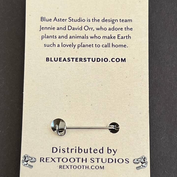 Rextooth Studios – Engroshandel Reversnål/knap – Snake Button, „Klemmer og hvæser“2