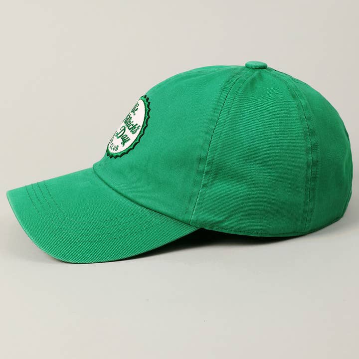 Fashion City - Wholesale Baseball cap – Unisex - St. Patrick's Day Beer Club Embroidery Patch Cap7