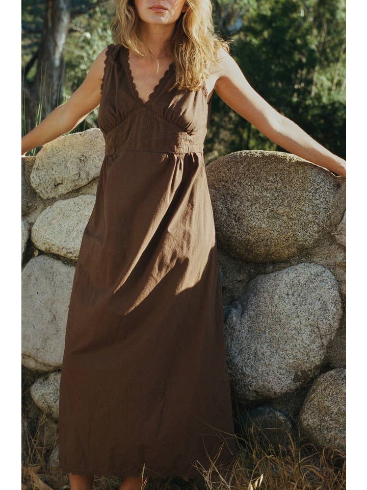 LA RELAXED - Wholesale Dress - Women's - Makinna Poplin Dress3