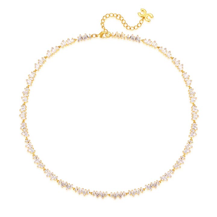 T-form Zirconia halskæde for engroshandel hos Classicharms