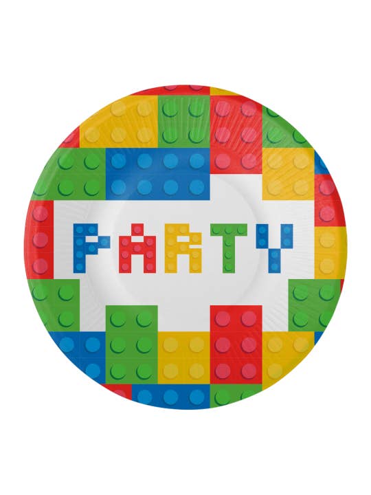 8 PLATOS 18 CM BLOCK PARTY para venta al por mayor de Fiestora