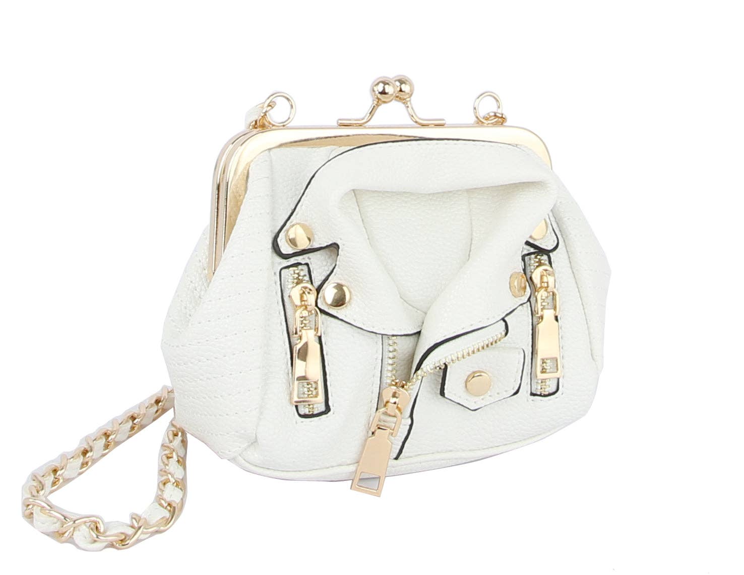 Handbag Factory Corp - Wholesale Crossbody Bag - Women's - Women Motorcycle Biker Jacket Bag Clutch4