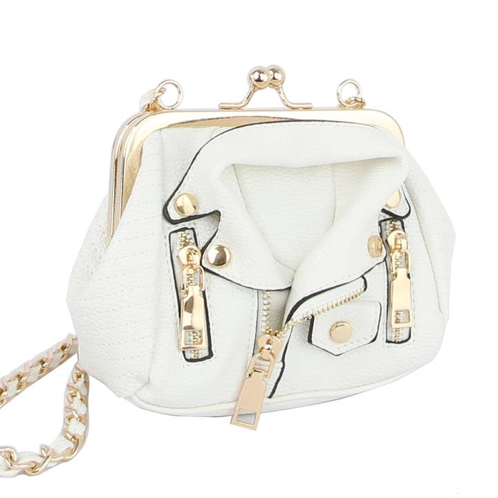 Handbag Factory Corp - Wholesale Crossbody Bag - Women's - Women Motorcycle Biker Jacket Bag Clutch4