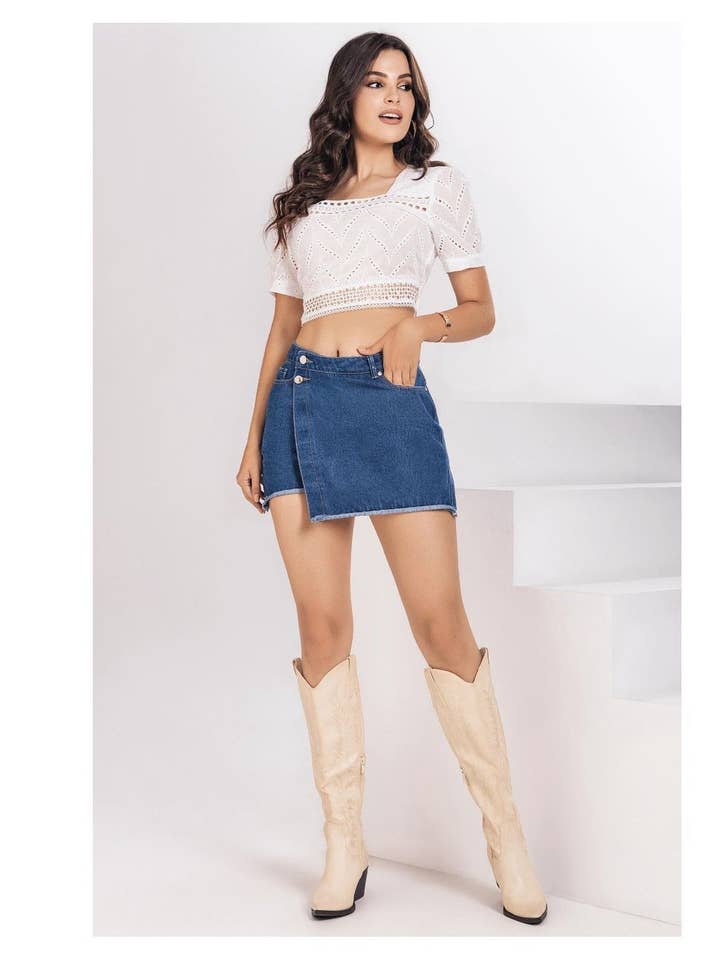 Lupita Short 100% Authentic Colombian Push Up SKORT for wholesale by JDCOLFASHION LLC